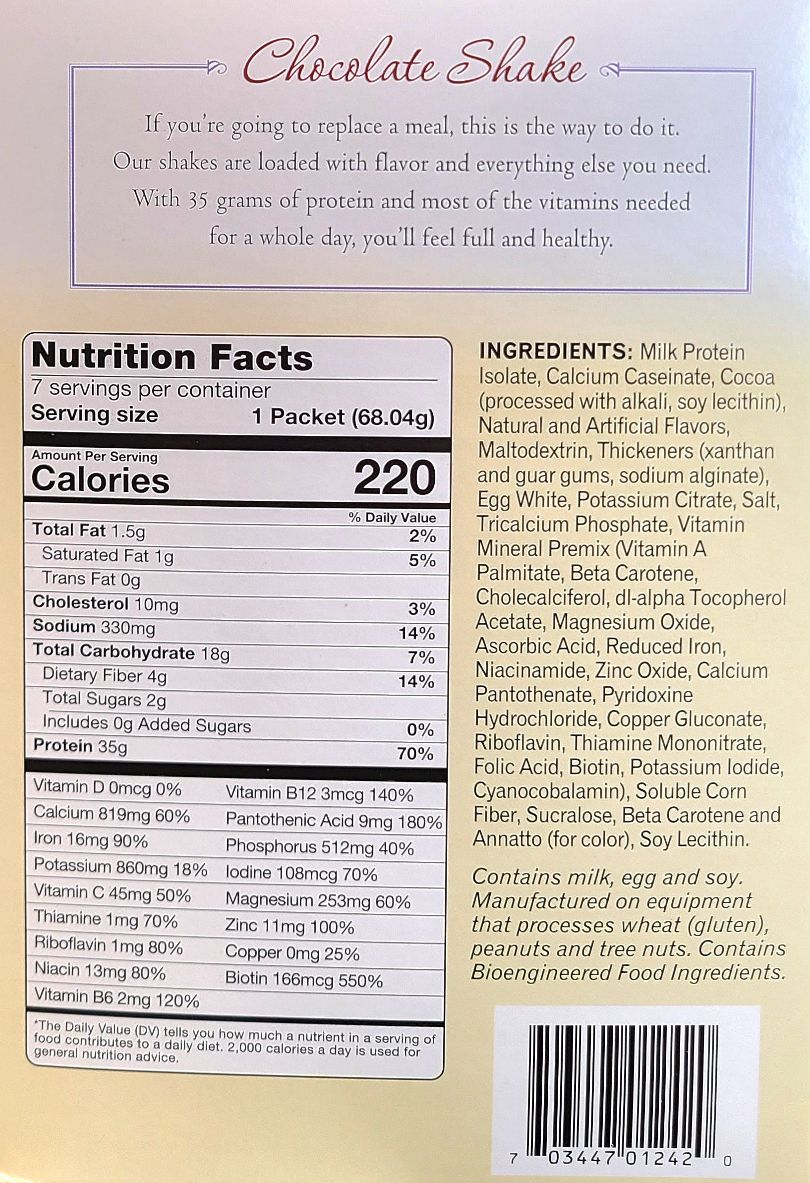 35g Meal Replacement Shake