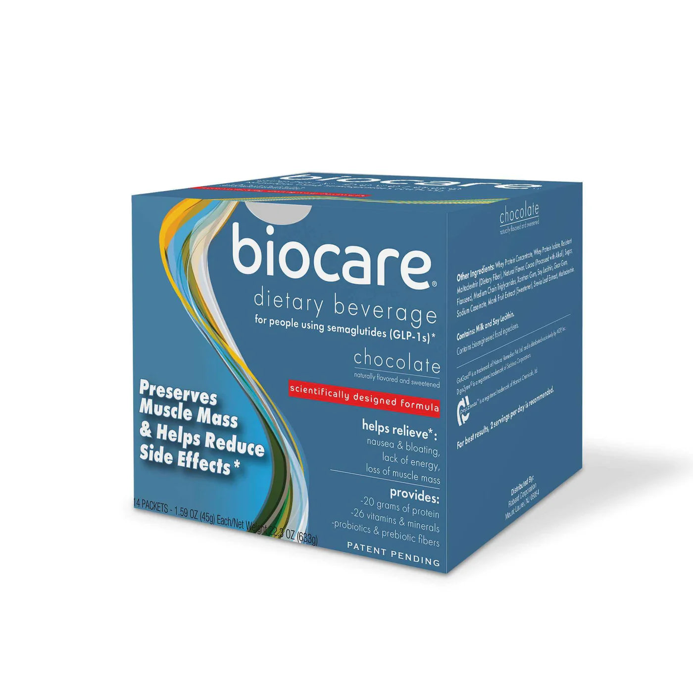 biocare protein shakes box