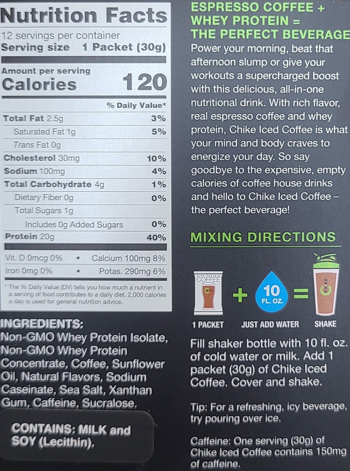 Chike Protein Coffee Single Packet