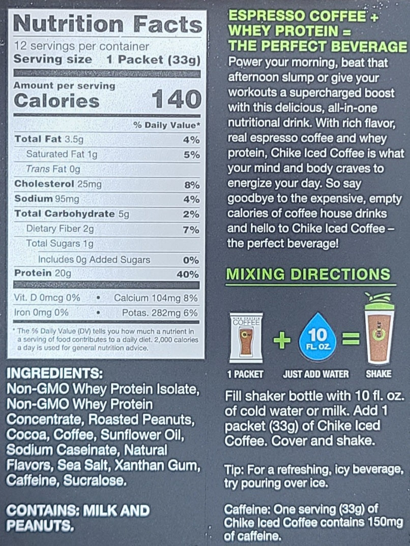 Chike Protein Coffee Single Packet