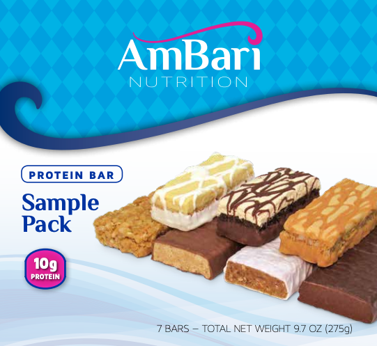 Sampler Pack 10g Protein Bars Box