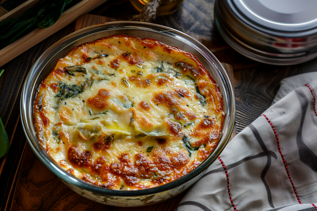 Baked Ricotta with Spinach and Herbs: Bariatric Soft Foods Recipe