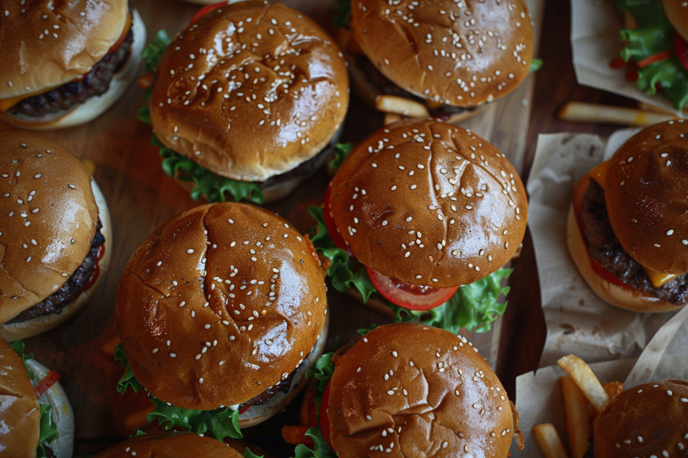 fast food burger buns ingredients