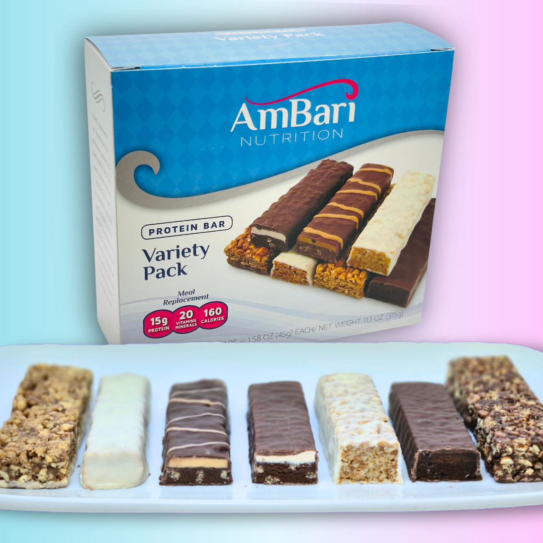 15g Meal Replacement Protein Bar Variety Pack
