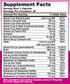 AmBari Nutrition's Bariatric One A Day with Iron Supplement Facts
