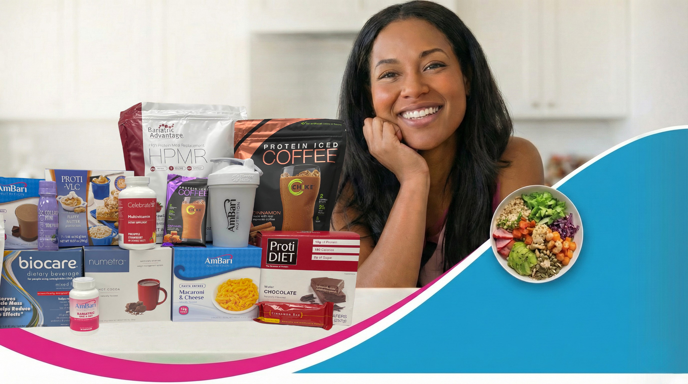 AmBari Nutrition's Homepage Hero Banner