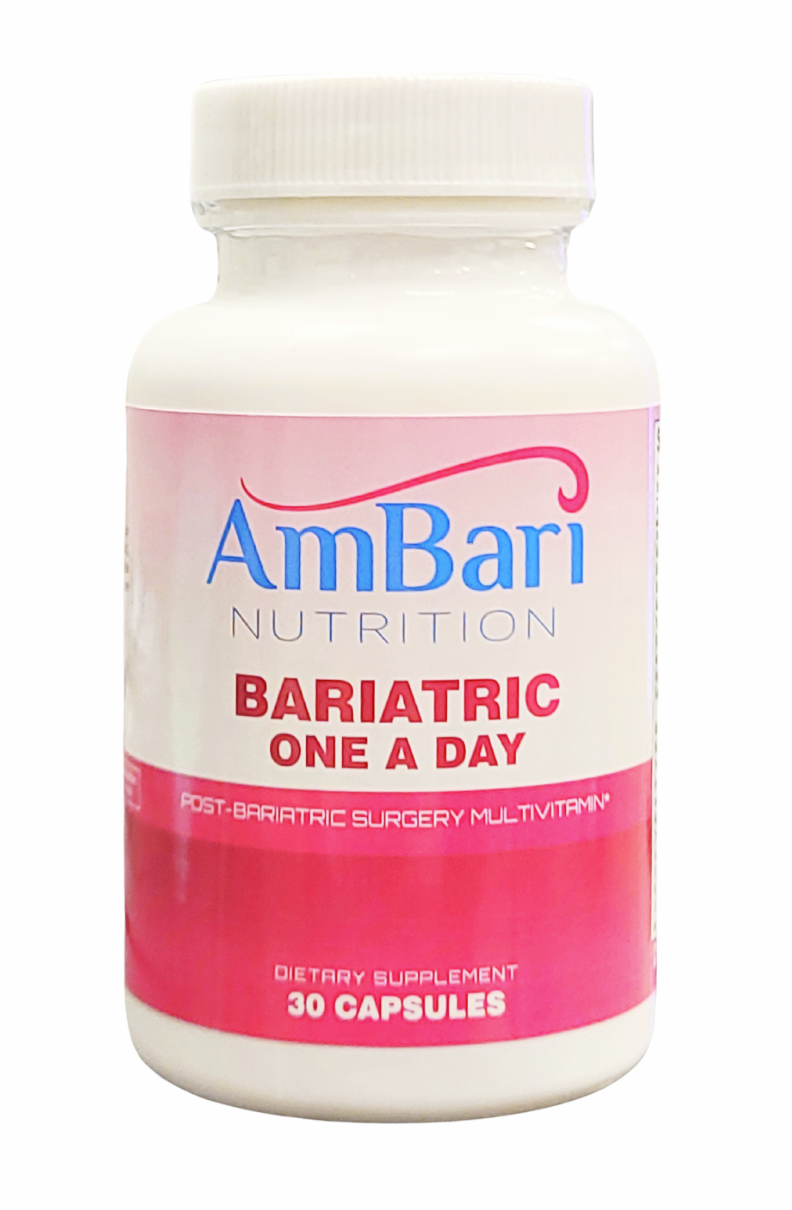 Bottle of Bariatric One A Day Multivitamin with Iron, 30 servings