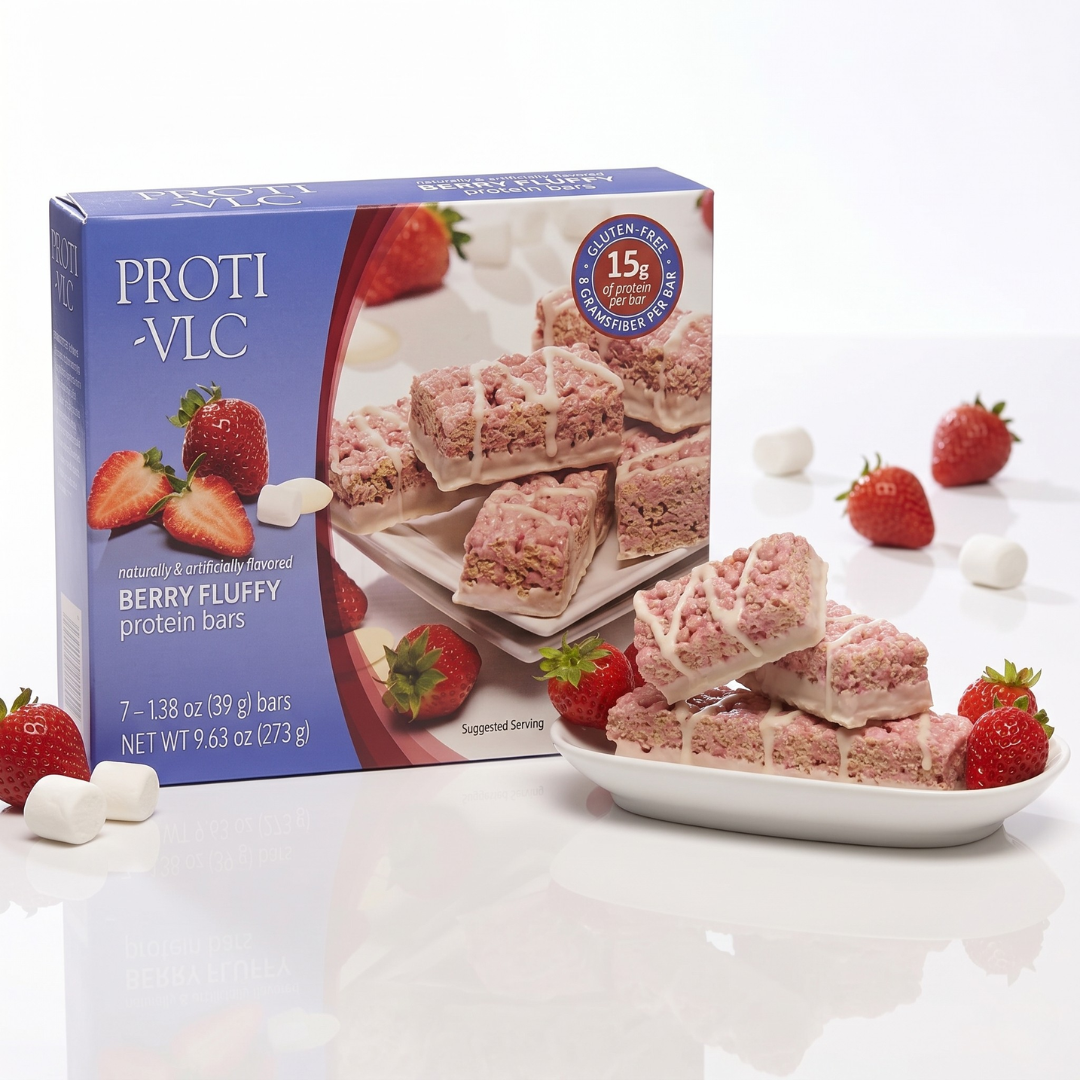Berry Fluffy Protein Bar