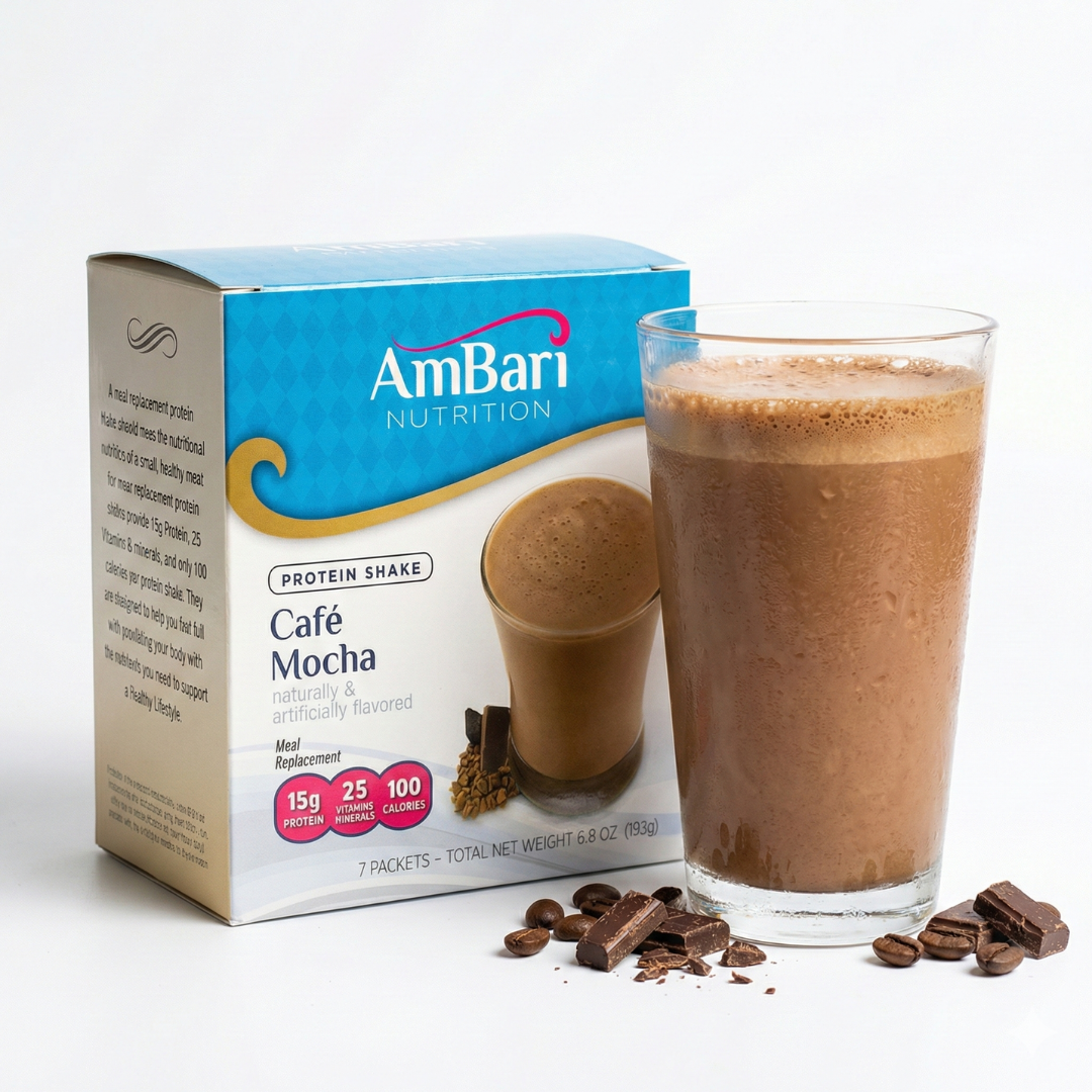Cafe Mocha 15g Protein Shake - AmBari Nutrition Cafe Mocha 15g Protein Shake - AmBari Nutrition