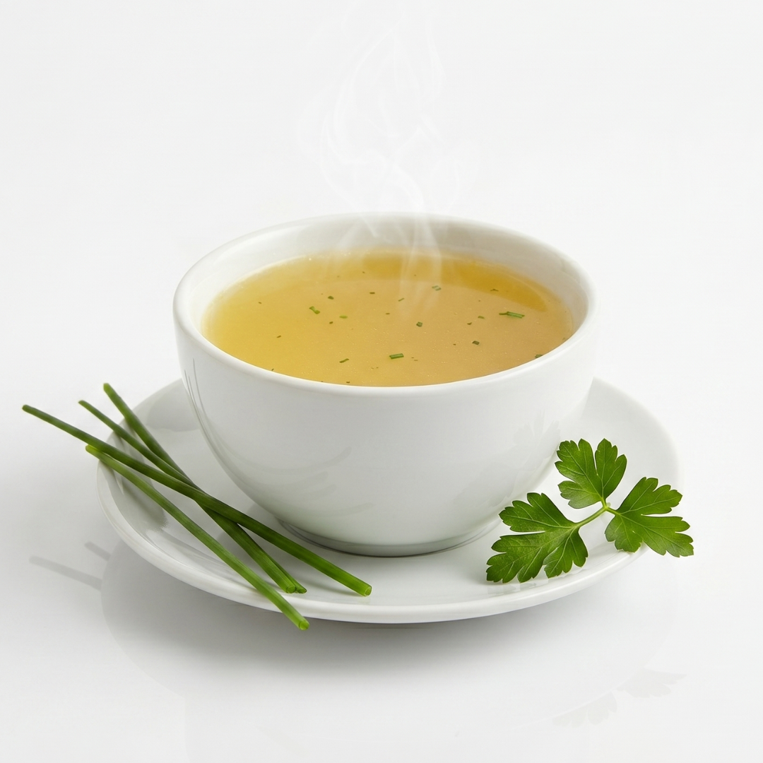 Bowl of 15g Protein Chicken Bouillon Soup