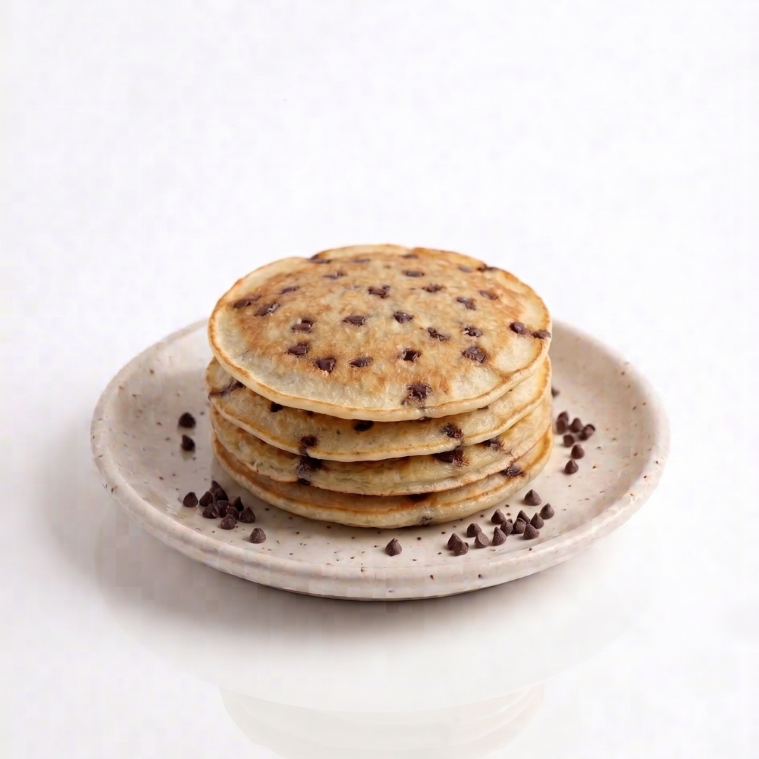 Chocolate Chip Protein Pancakes 