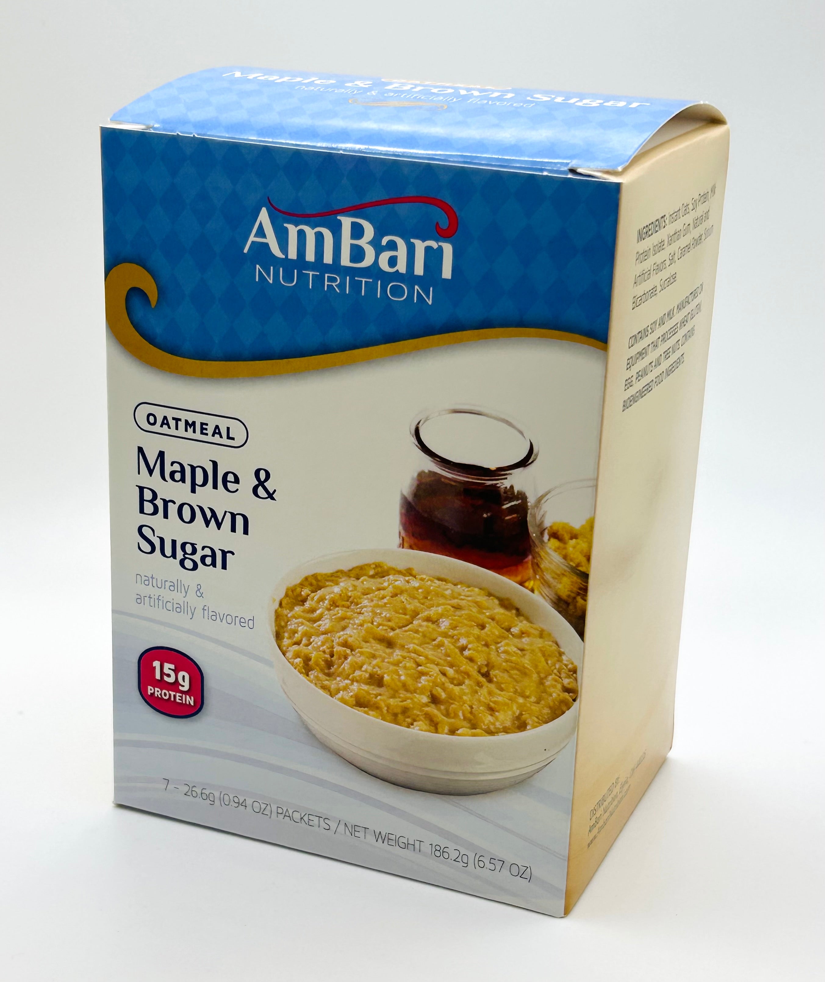 maple brown sugar 15g protein oatmeal