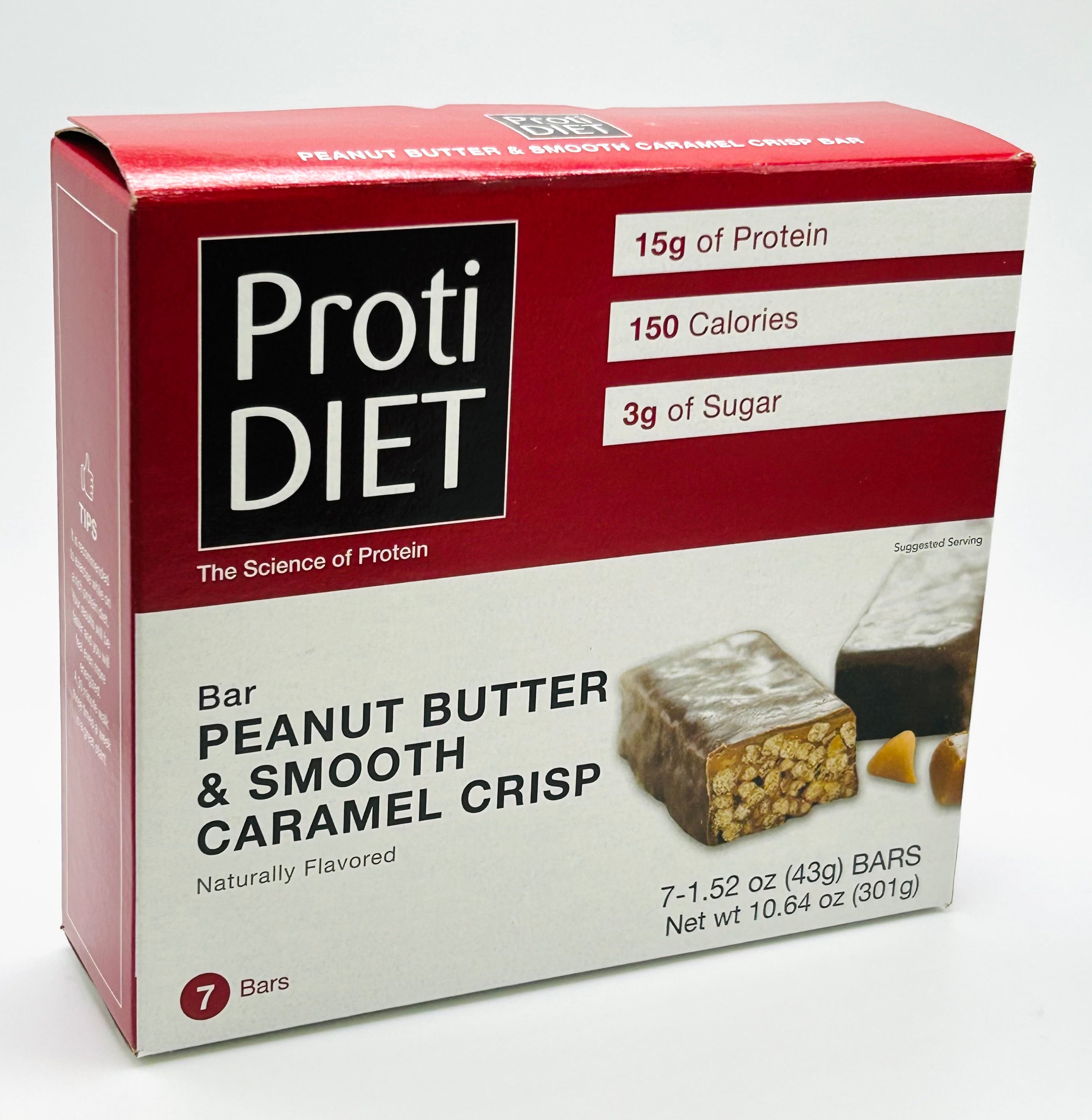 Peanut Butter Caramel Crisp Bar - ProtiDiet