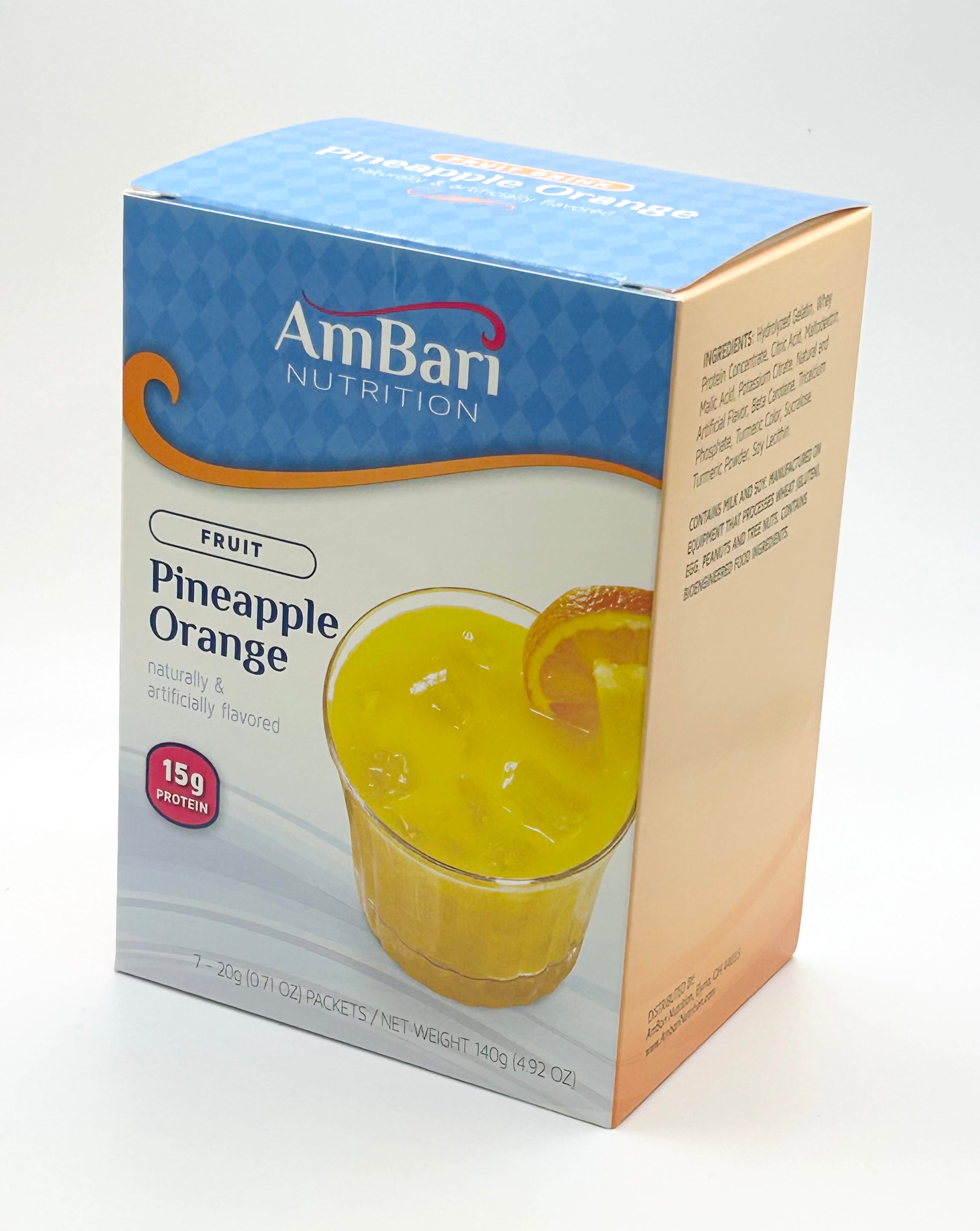 Pineapple Flavored Protein Powder Drink