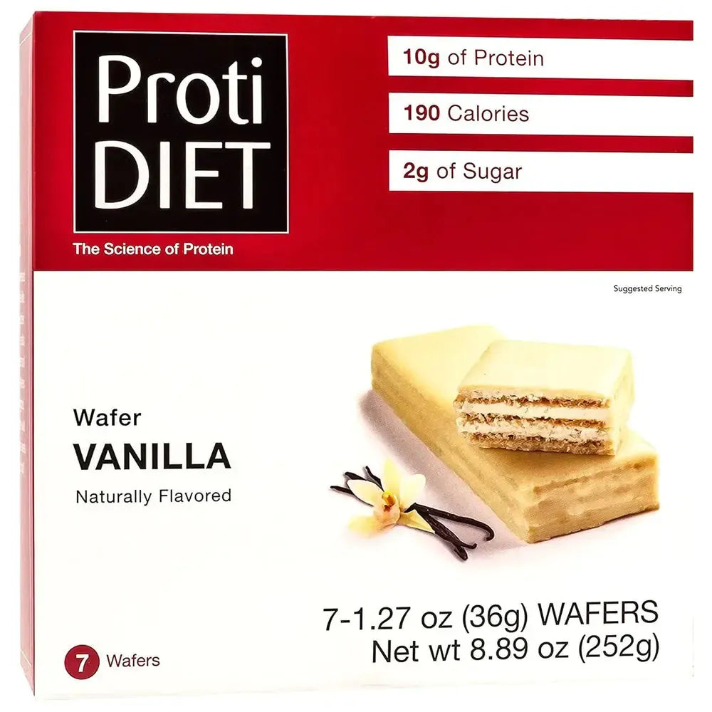 Proti Diet Vanilla Wafer Protein Bars