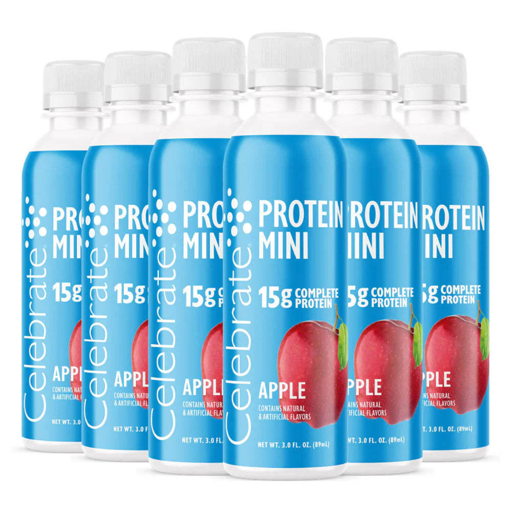 Celebrate 15g Protein Shots Apple Flavor