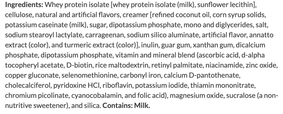 Bariatric Advantage HPMR Shake - Iced Latte