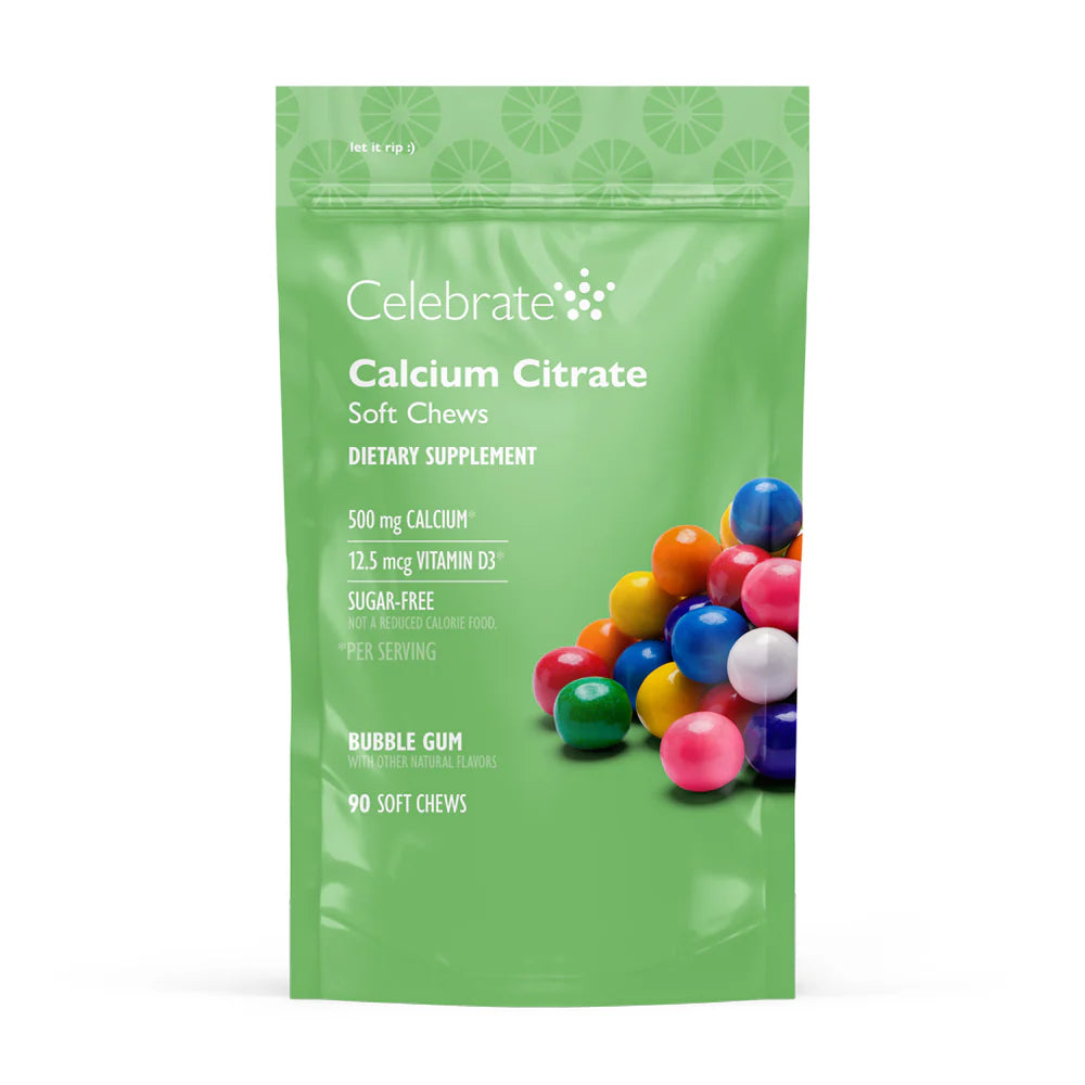 Calcium Citrate SOFT Chews - Celebrate