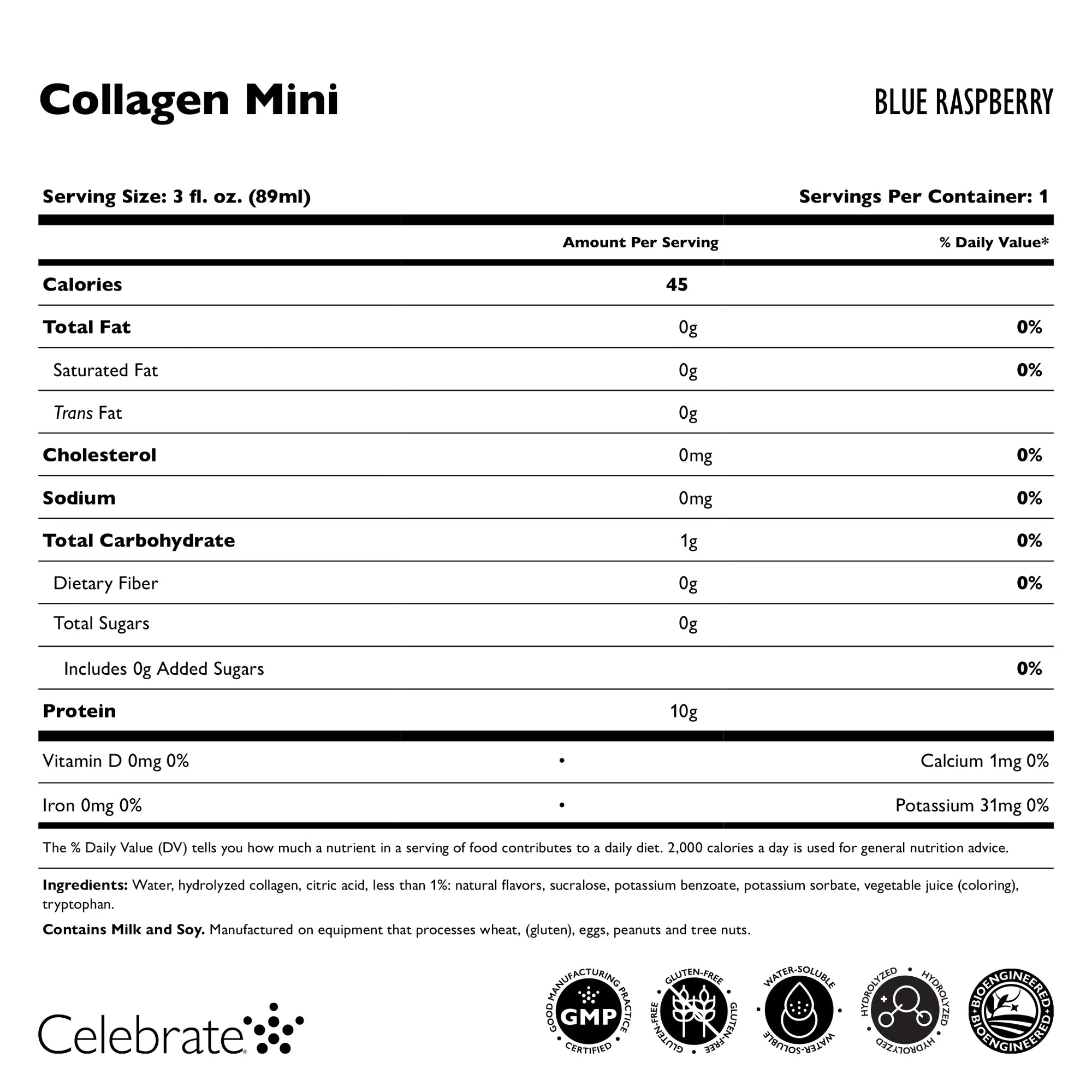 collagen protein shots nutrition