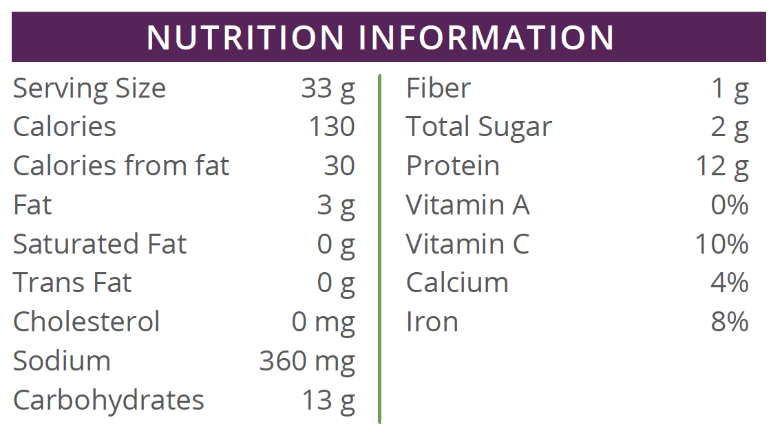 dill pickle flavored protein krinkles nutrition information