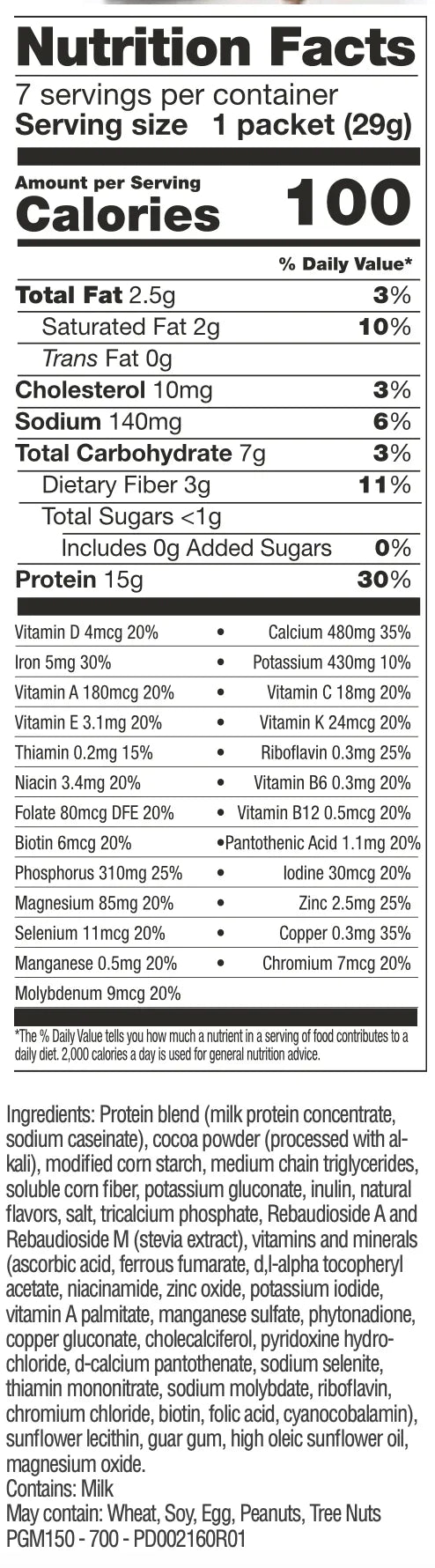 Chocolate Shake & Pudding - Proti-Choice