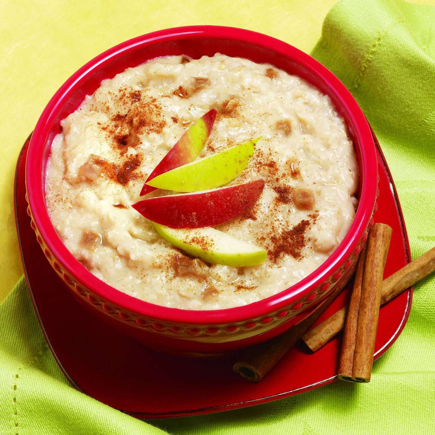 high protein apple cinnamon oatmeal