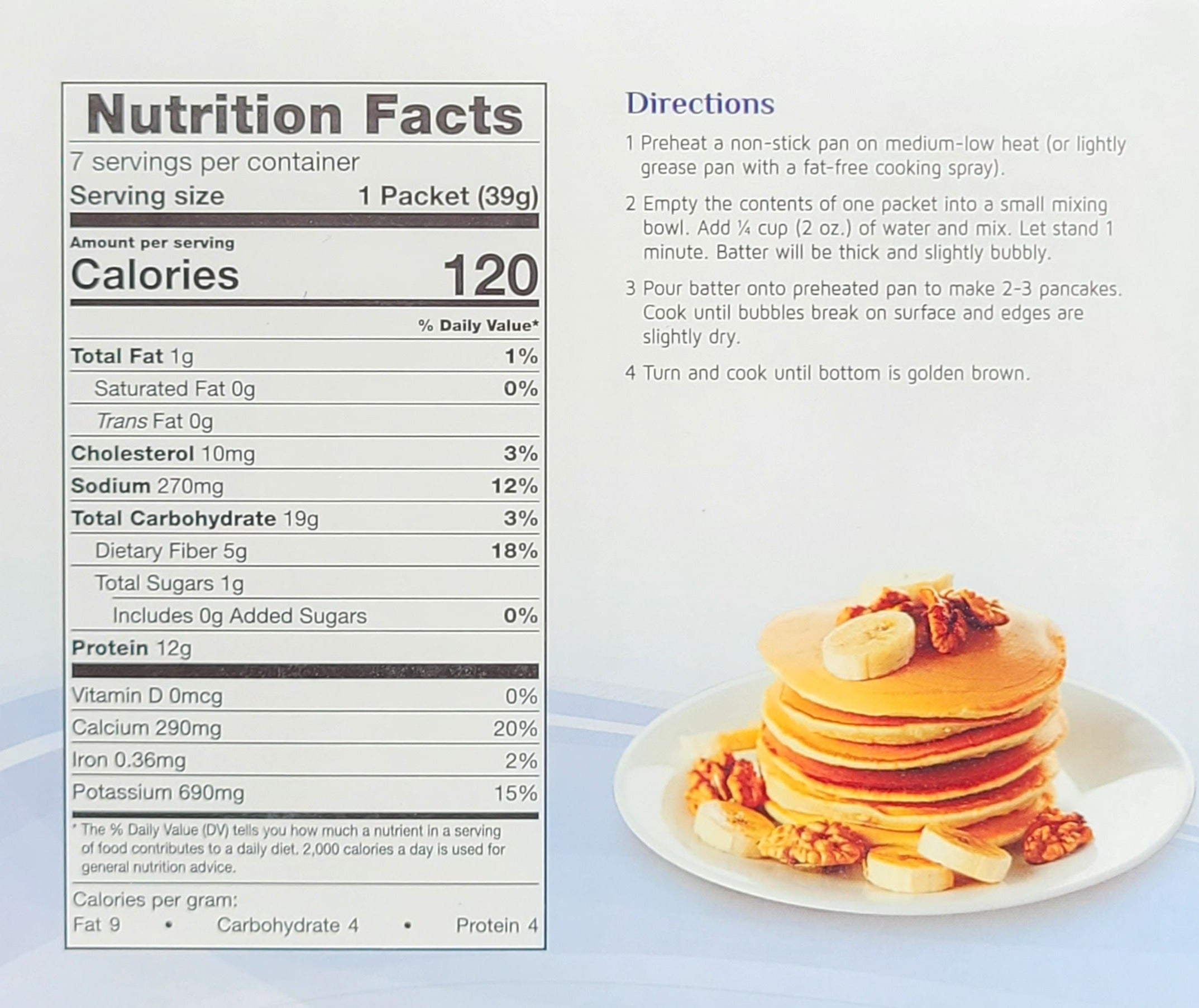 Pancakes 12g Protein AmBari Nutrition