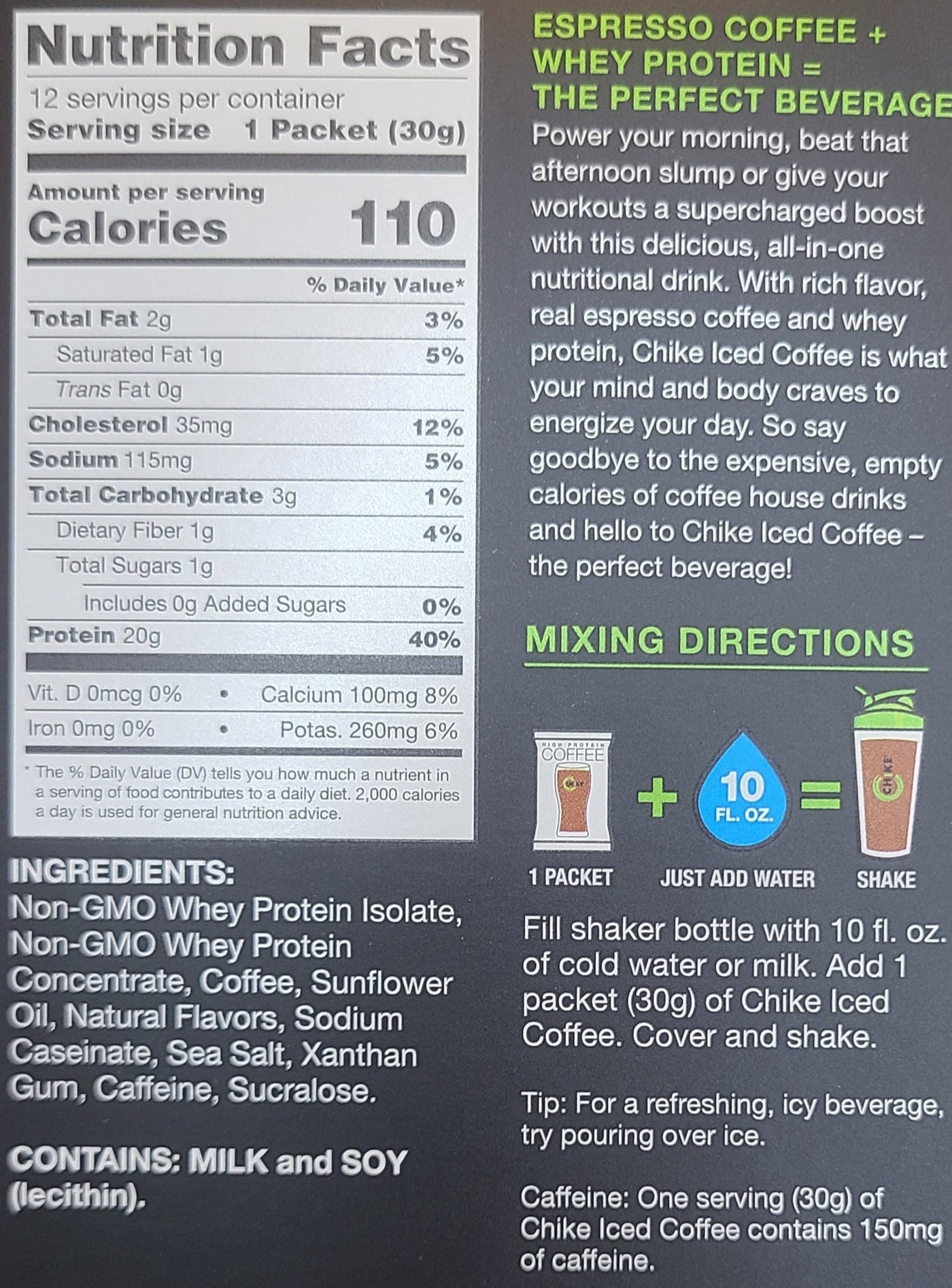 Chike Protein Coffee Single Packets AmBari Nutrition