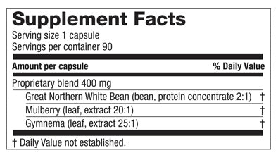 Doctors Designs Carb Trap Supplement Facts