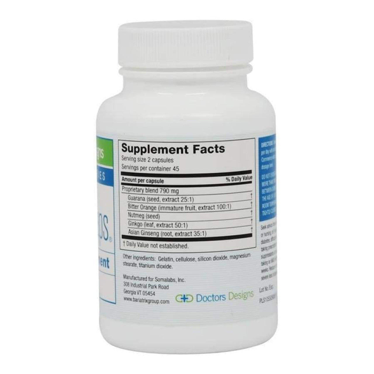 Doctors Designs Thermocaps Supplement Facts