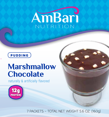 Marshmallow Chocolate Protein Pudding