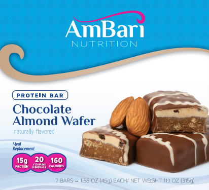Chocolate Almond Wafer Bars