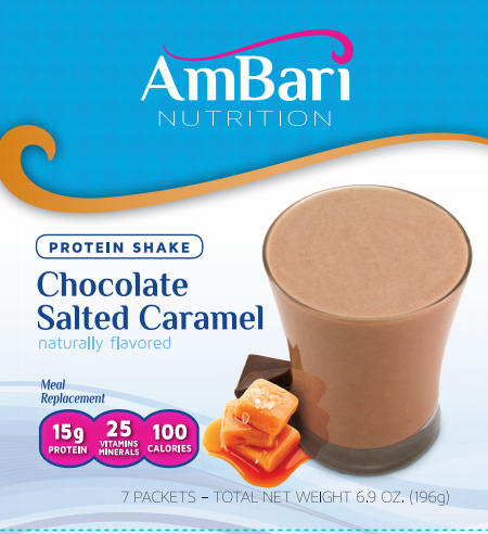 AmBari Nutrition Chocolate Salted Caramel Protein Shake