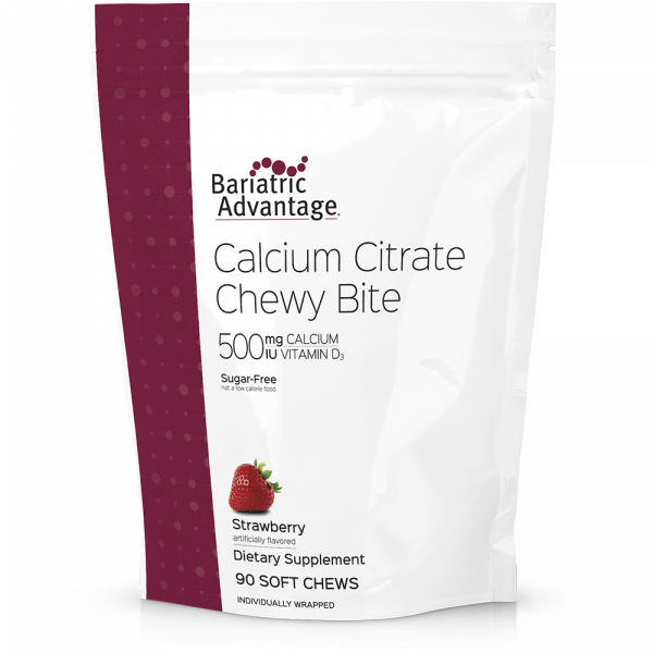 Calcium Chewy Bites 500mg - Bariatric Advantage