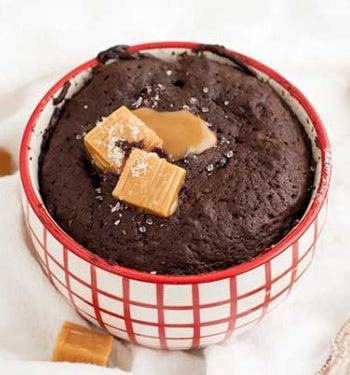 Chocolate Caramel Mug Cake