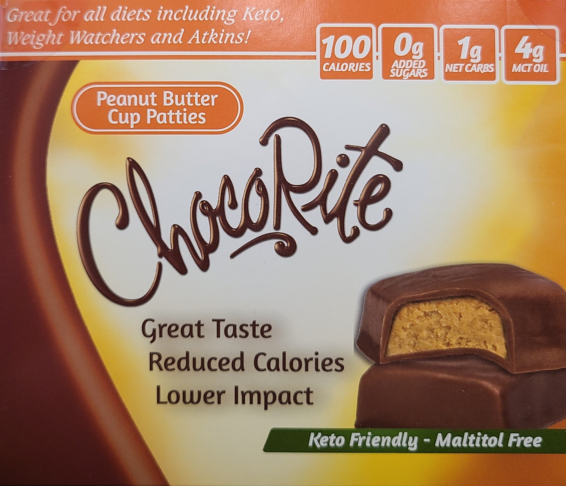 chocorite peanut butter cup patties