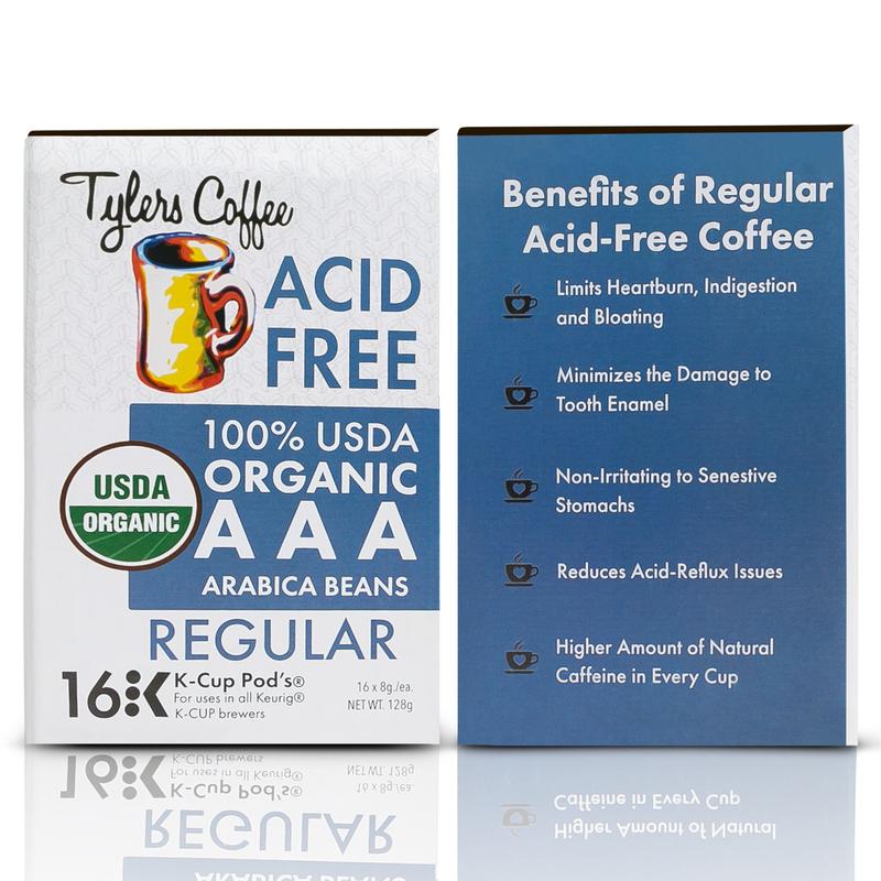 Tyler's REGULAR K-Cup Acid Free Coffee